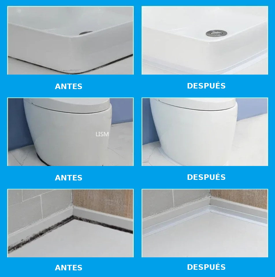 Cinta Adhesiva WaterStop Impermeable Cocinas y Baños