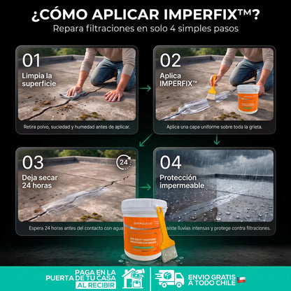 IMPERFIX | Selladores Impermeabilizantes Transparentes de 300gr + brochas incluidas