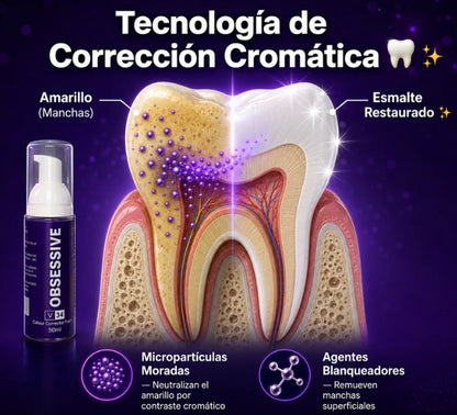 BLANQUEADOR DENTAL OBSESSIVE V34 FOAM
