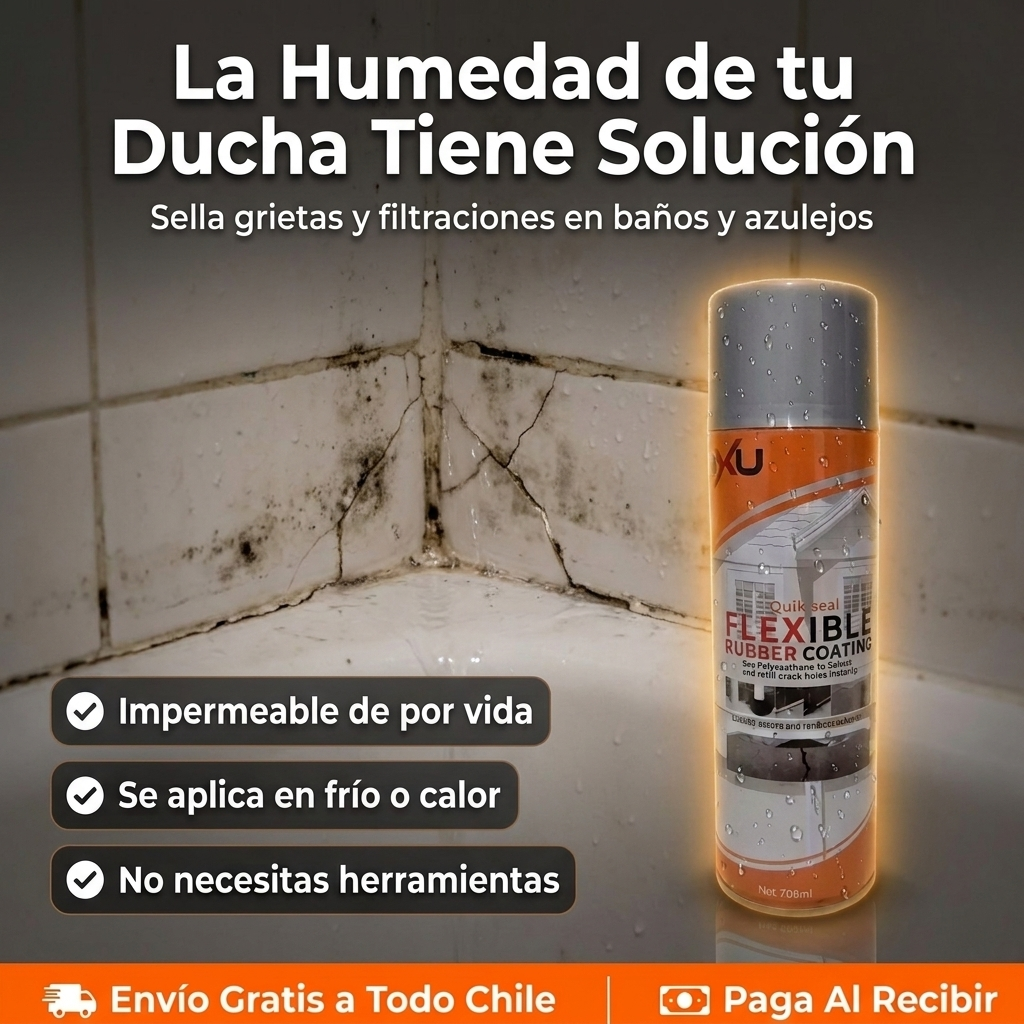 Sellador para grieta y humedad en ducha/baño