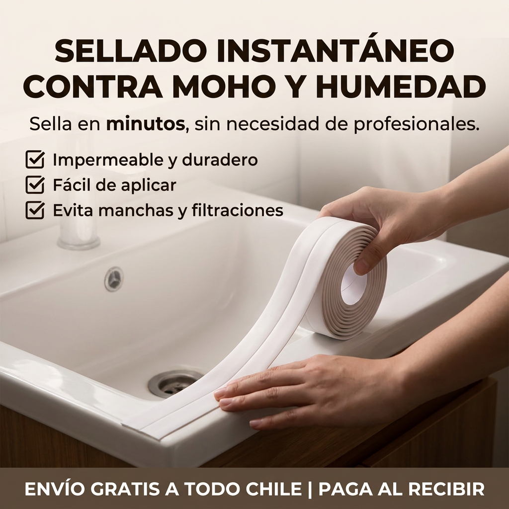 Cinta WaterStop - versión cuadrada 1:1 menos dramática