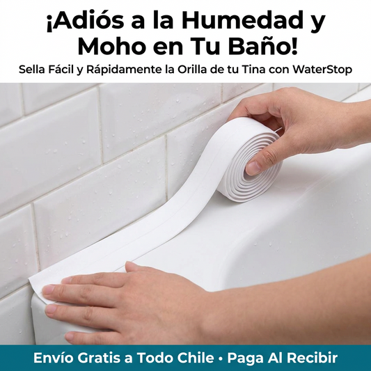 Cinta WaterStop - aplicación en borde de tina 1:1